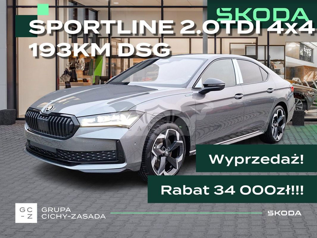 Skoda Superb VI 2.0 TDI SCR 4x4 Sportline DSG 2024