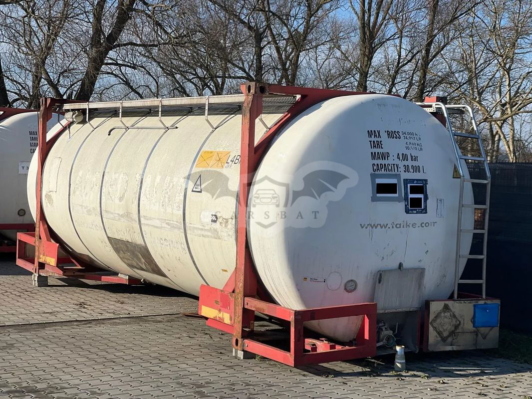 Van hool  tank kontener 26000l oraz 30000l l4bn l4badr tank 20ft 30ft 2000