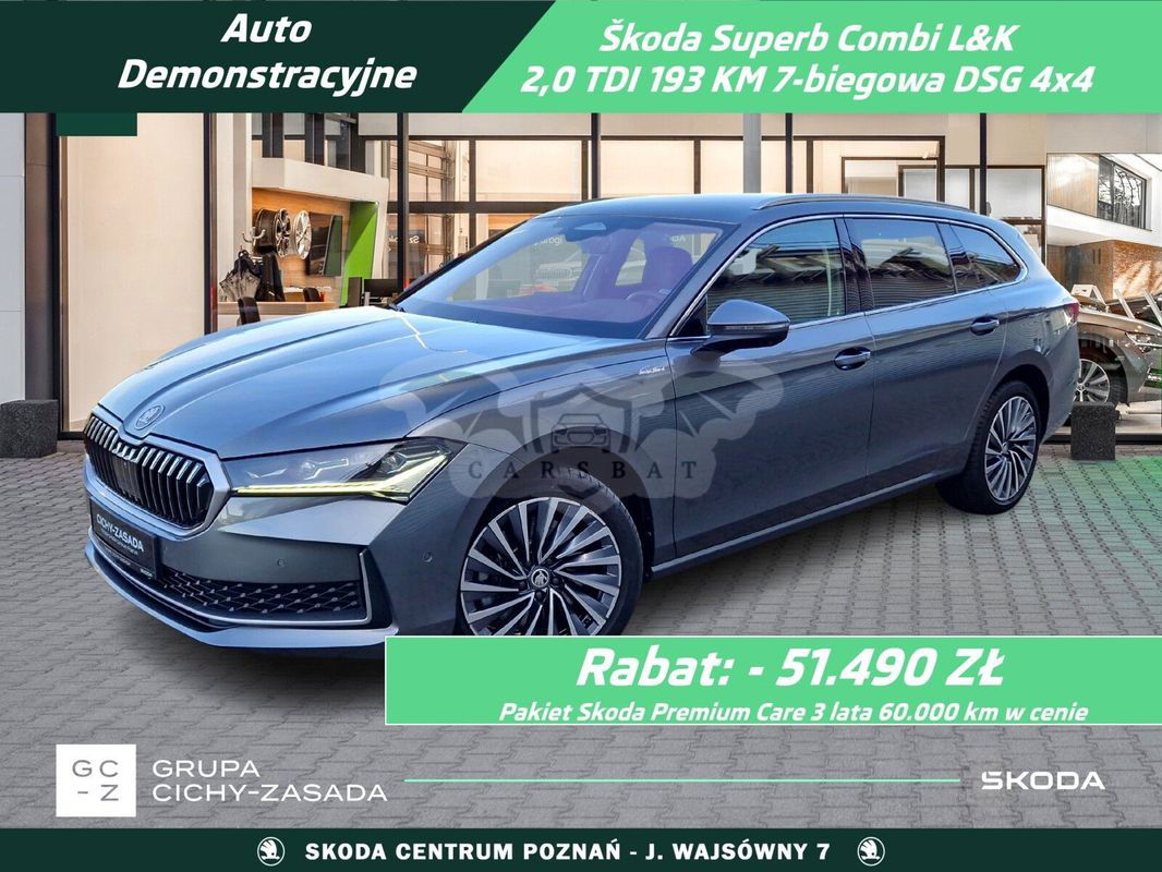 Skoda Superb VI 2.0 TDI SCR 4x4 L&K DSG 2024