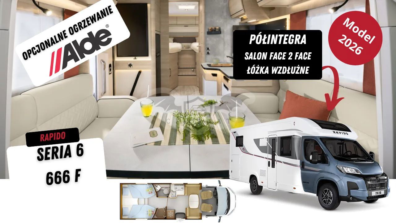 Rapido Seria 6 - 666 f / 4-osobowa półintegra 2025