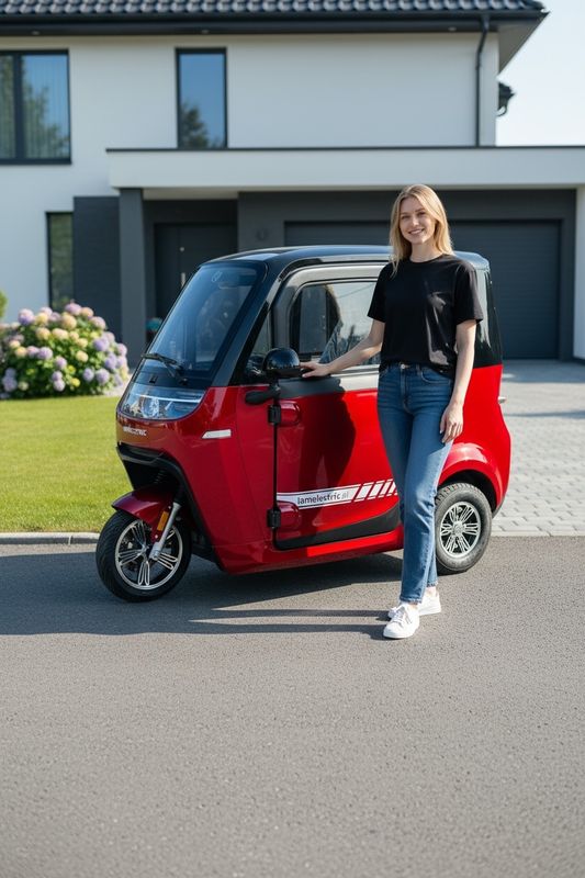 2025 flipper skuter elektryczny trójkołowy aixam ligier microcar film* 2025