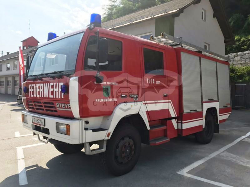Steyr 4x4 pożarniczy straż strażacki pożarna osp pożar rosenbauer 1992