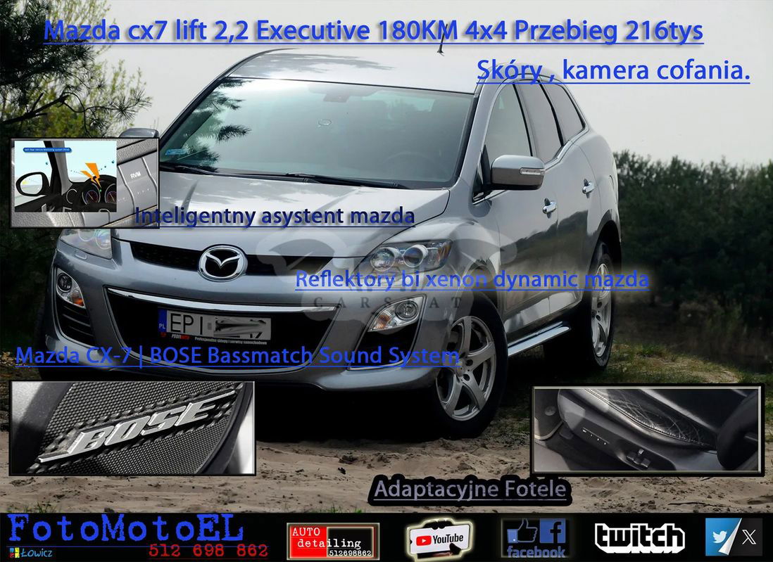 Mazda CX-7 2.2 CD Exclusive + 2011
