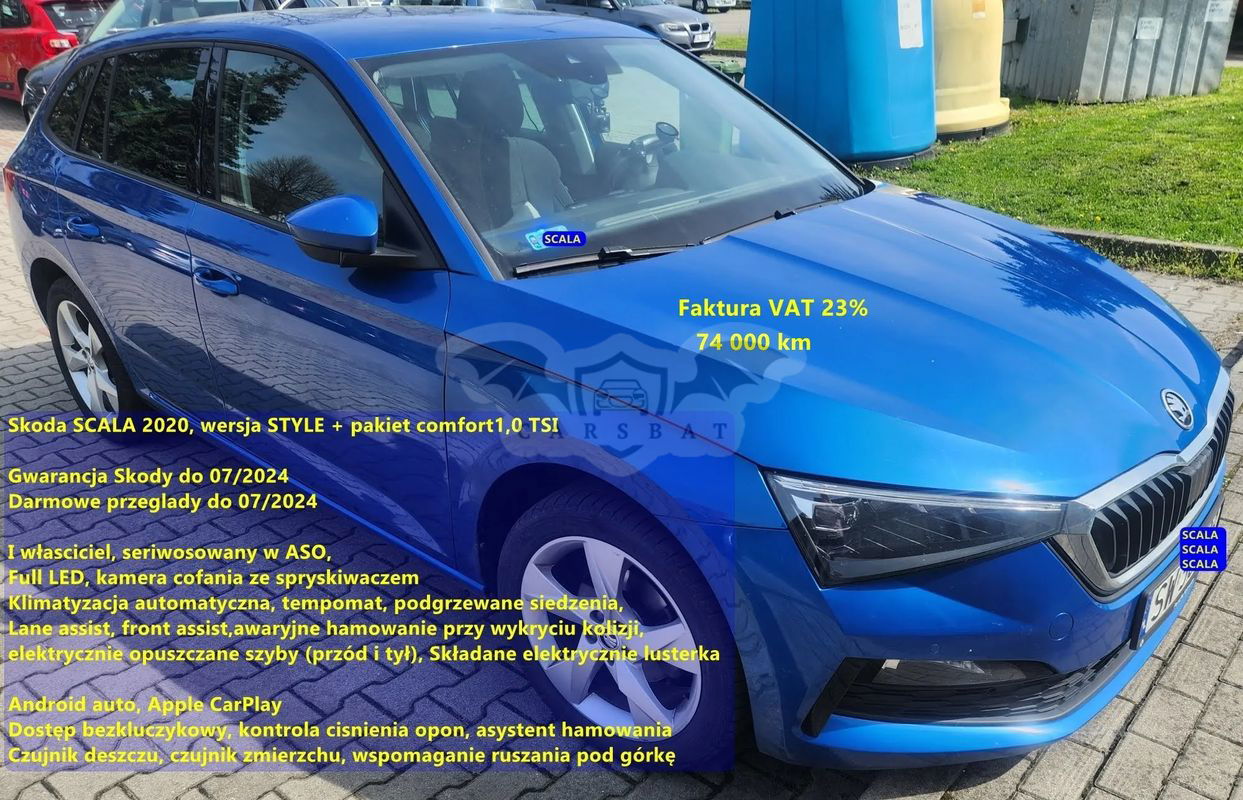 Skoda Scala 1.0 TSI Style 2020