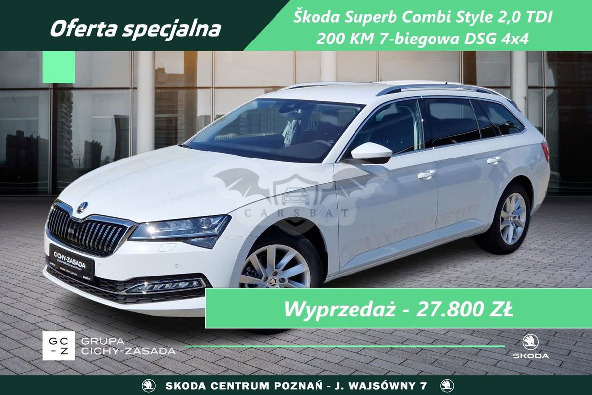 Skoda Superb III 2.0 TDI SCR 4x4 Style DSG 2024